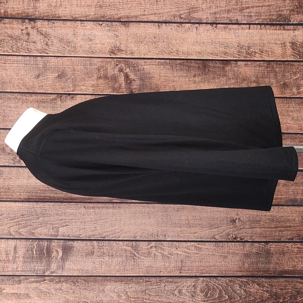 Black Performance Polyester Crew Neck Long Sleeve - image 3